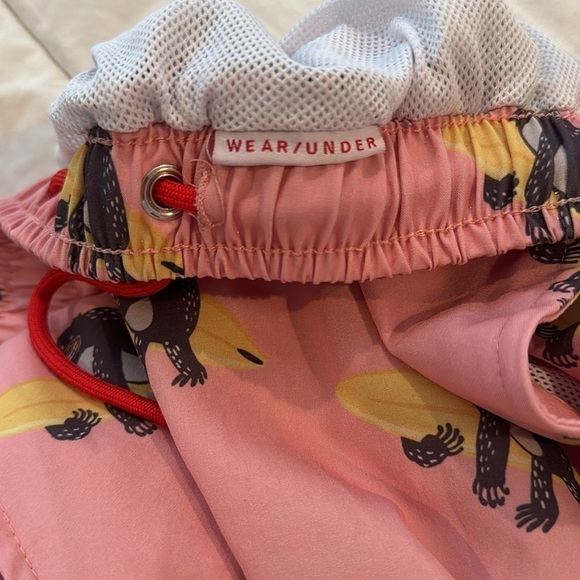 Mosmann 🔥sale🔥⭐️pink swim trunks with gorillas and surfboards - Picture 5 of 9